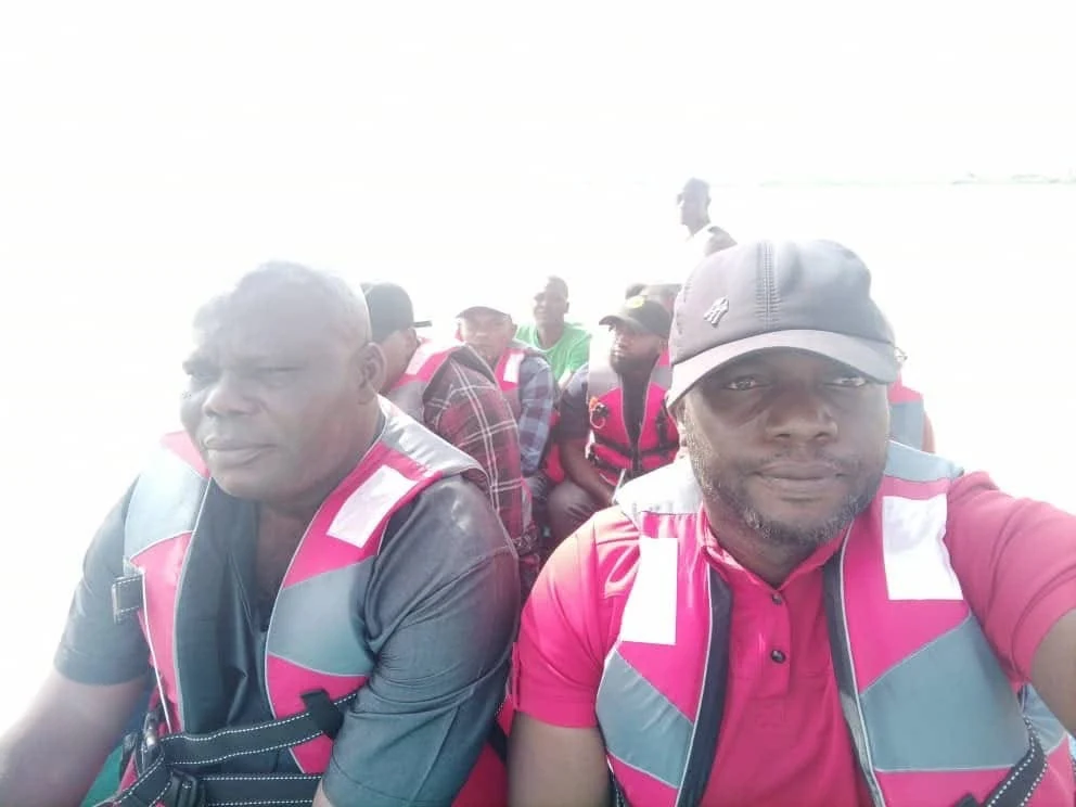 Photograph from the Agatu jetty site report